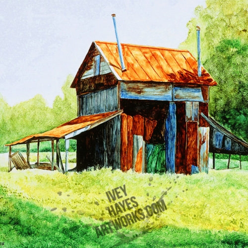 Rustic Tobacco Barn
