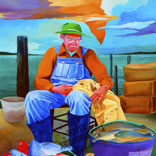 Old Man with Dog