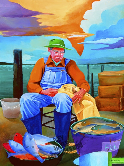 Old Man with Dog