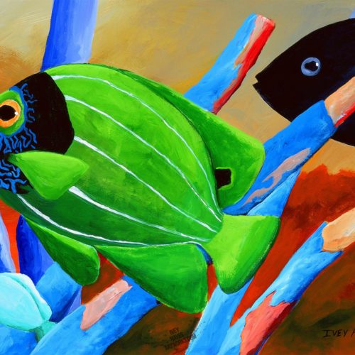 Green Stripe Fish