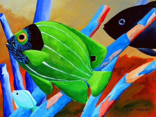 Green Stripe Fish
