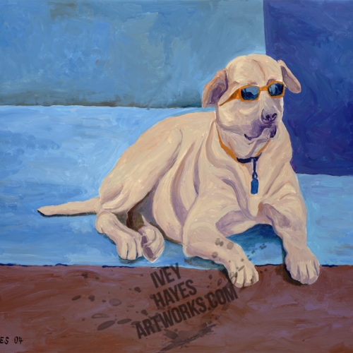 Cool Yellow Lab