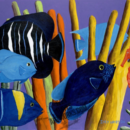 Fishes and Seahorse