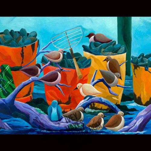 Orange Bucket and Oysters