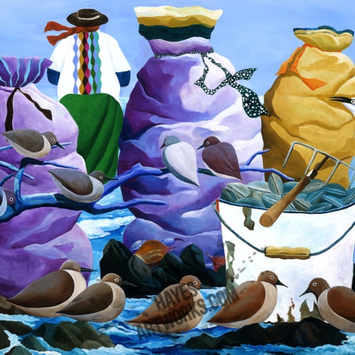 Oyster Bags and Clams