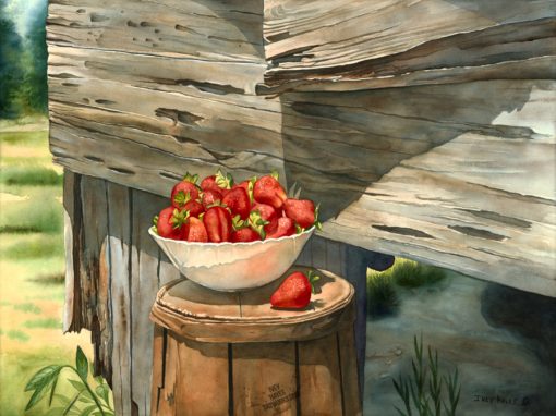 Bowl of Fresh Strawberries